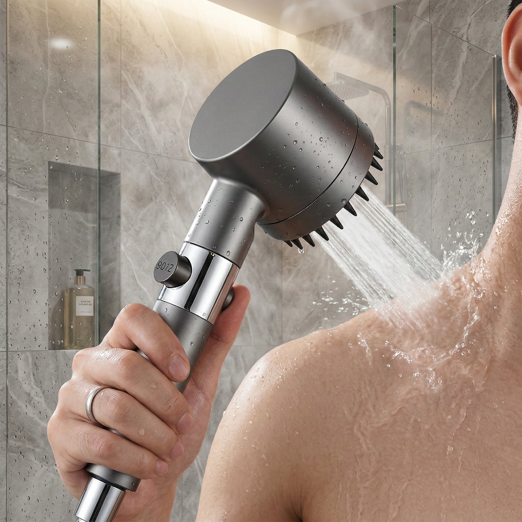 AquaBoost™ Turbocharged Shower Head